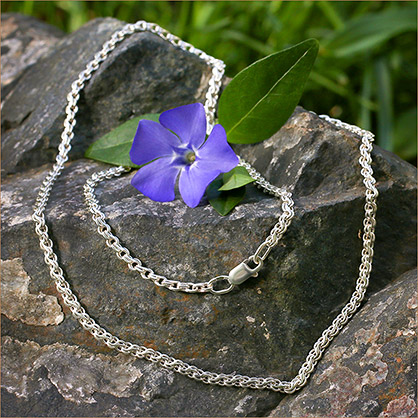 Серебряная цепь Гарибальди 0,5