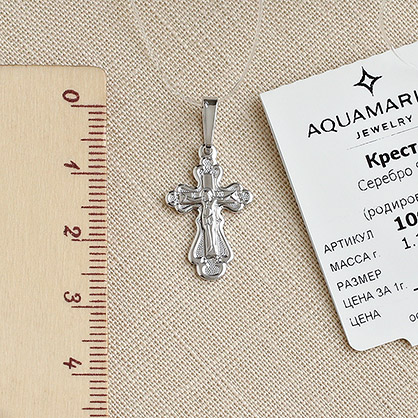 Крестик серебряный арт.10003